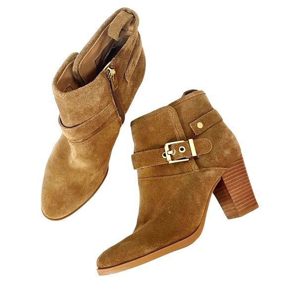 Franco Sarto Brown Ankle Boots - Picture 12 of 12
